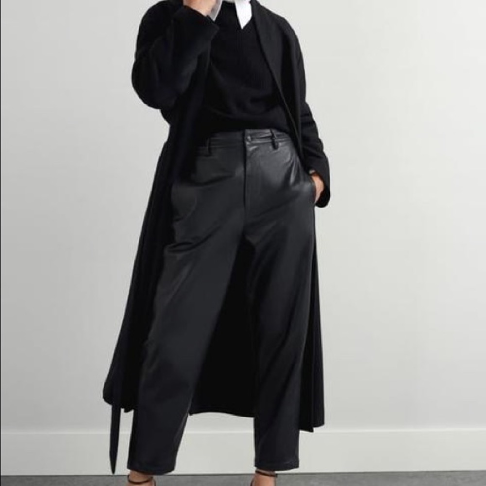 ZARA Vegan leather pants.